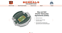 Desktop Screenshot of bengals.seasonticketrights.com